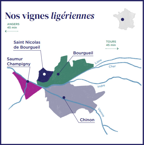 [FAMILLE AMIRAULT GROSBOIS Saint-Nicolas-de-Bourgueil, Bourgueil, Saumur Champigny et Chinon les vignobles rouges ligériens] 